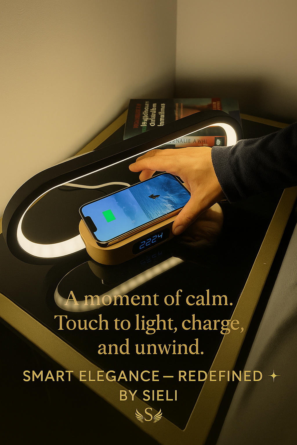 Touch. Charge. Relax.- The Smart Lamp that Transforms Your Nights