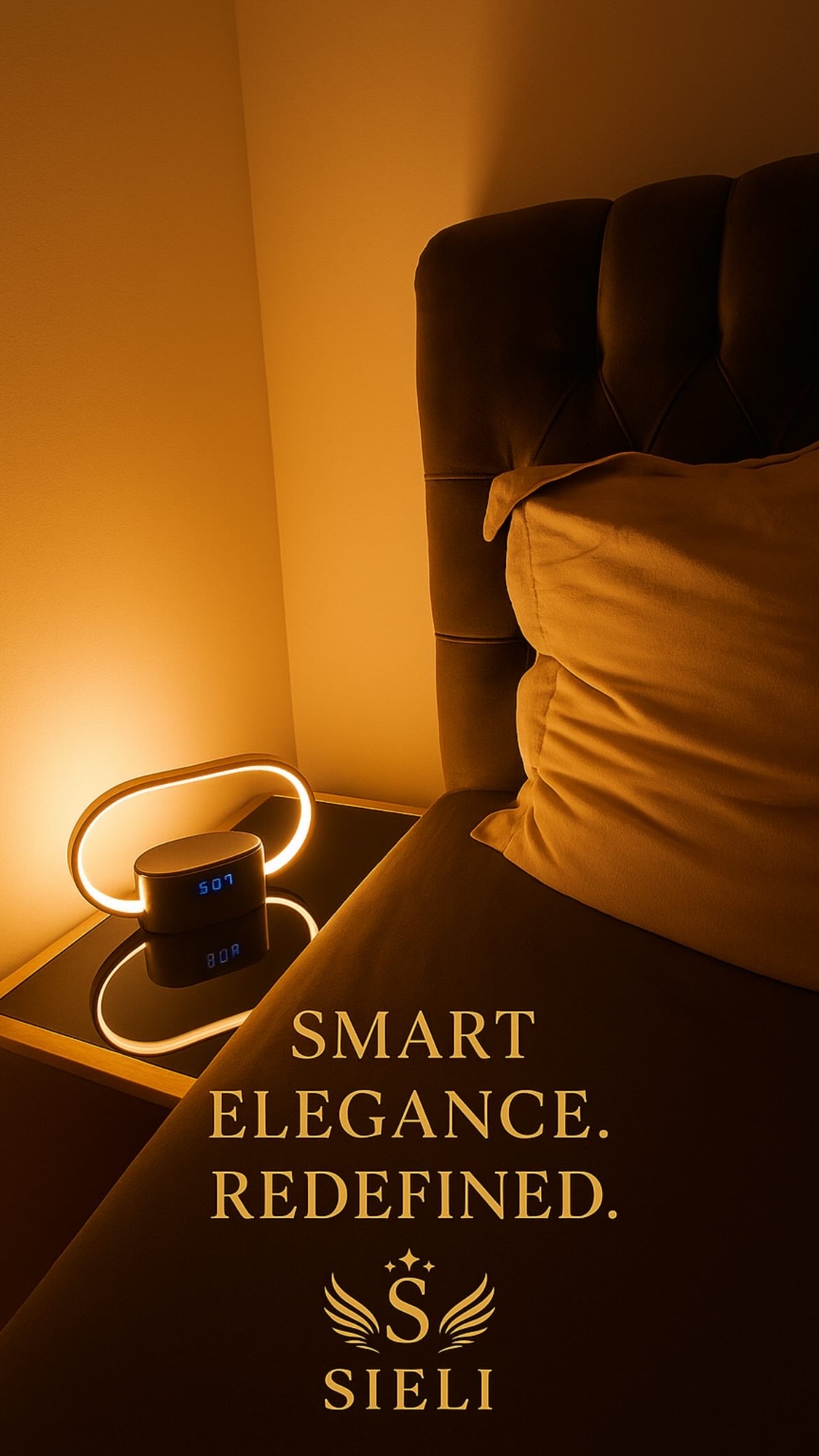 Touch. Charge. Relax.- The Smart Lamp that Transforms Your Nights