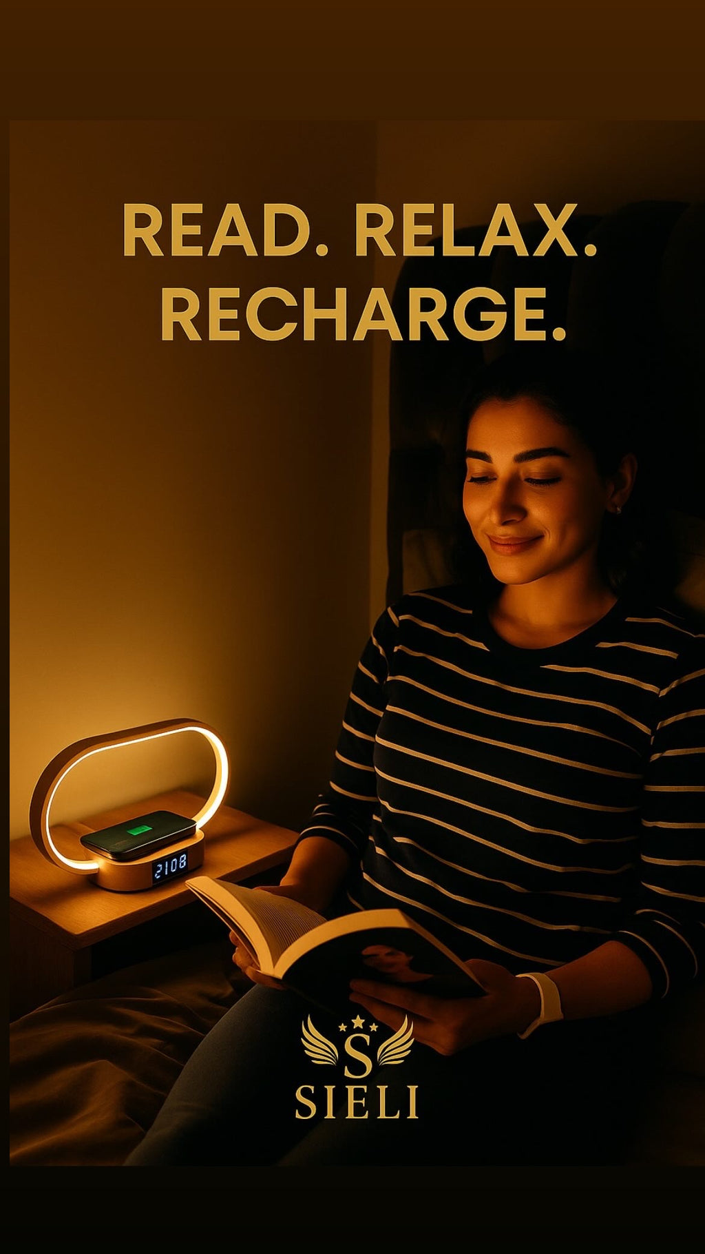 Touch. Charge. Relax.- The Smart Lamp that Transforms Your Nights