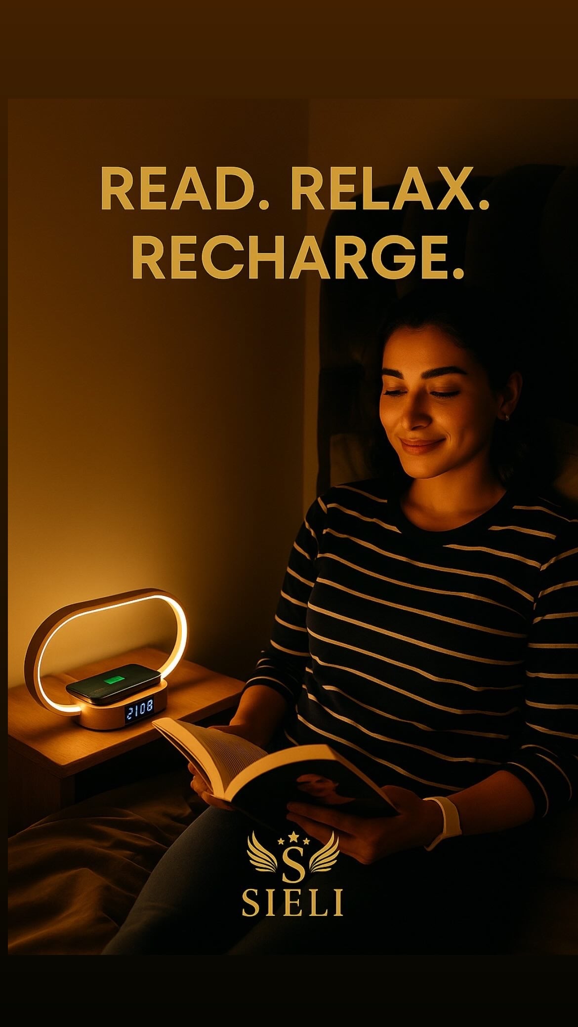 Touch. Charge. Relax.- The Smart Lamp that Transforms Your Nights
