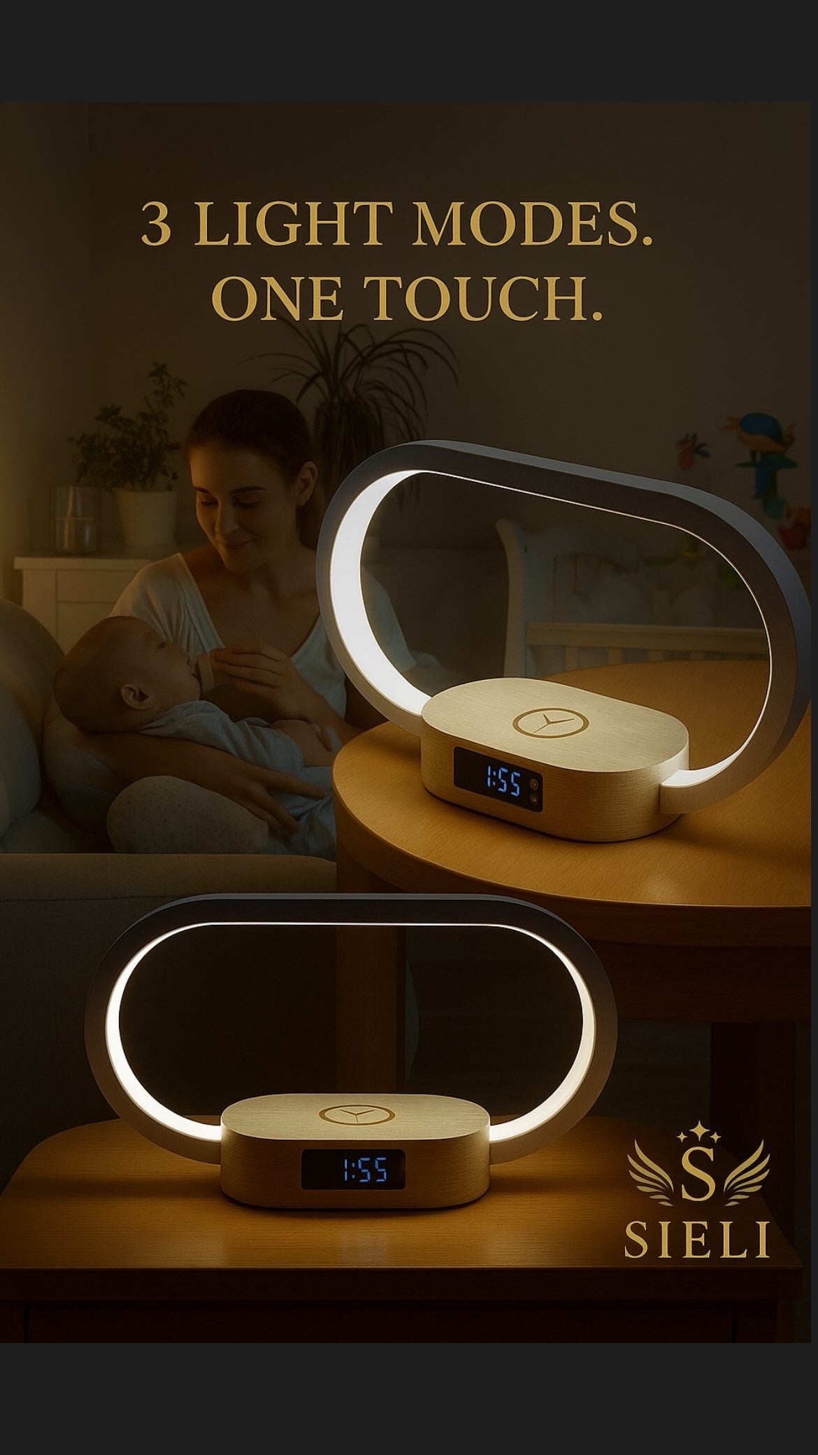 Touch. Charge. Relax.- The Smart Lamp that Transforms Your Nights