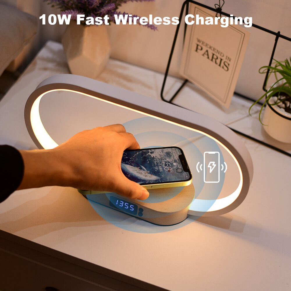 Bedside Lamp with Charging Function
